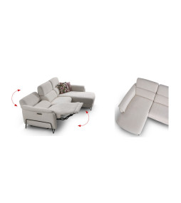 Sofá chaiselongue Estela cardio relax