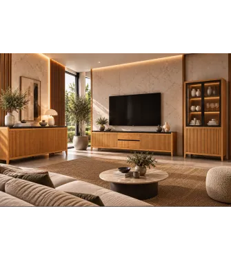 Mueble TV, Aparador y Vitrina colección Tallin