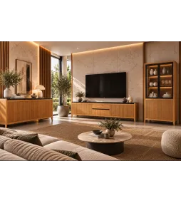 Mueble TV, Aparador y Vitrina colección Tallin
