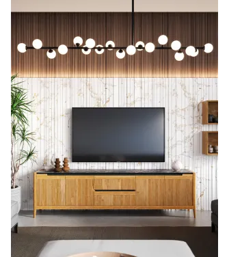 Mesa TV Tallín tapa en porcelanico
