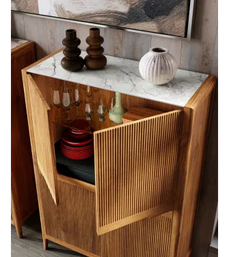 Vajillero colección Tallín, tapa en porcelanico