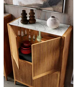 Vajillero colección Tallín, tapa en porcelanico